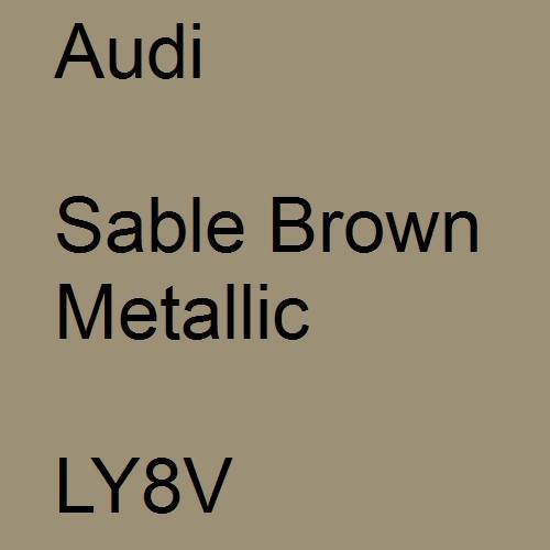 Audi, Sable Brown Metallic, LY8V.